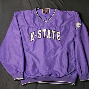 Kansas State K-State Wildcats Colloseum Purple Windbreaker Pullover Men XL Coat